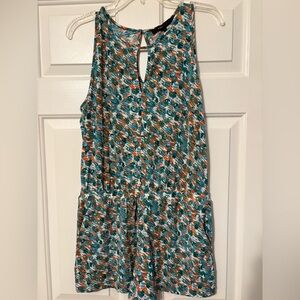 Multicolor Sleeveless romper